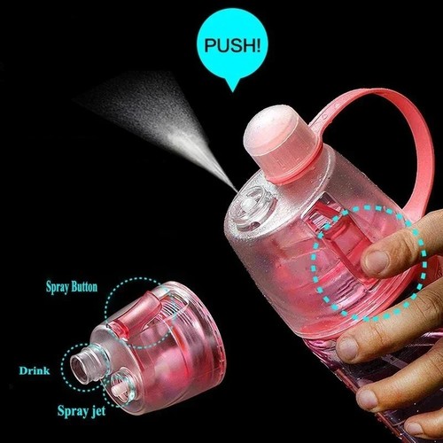 600ml spray water bottle - spray,